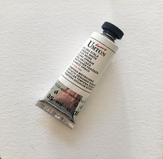 UMTON 1004 Opaque White -guassiväri 35ml