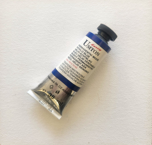 UMTON 1030 Phthalo Blue -guassiväri 35ml