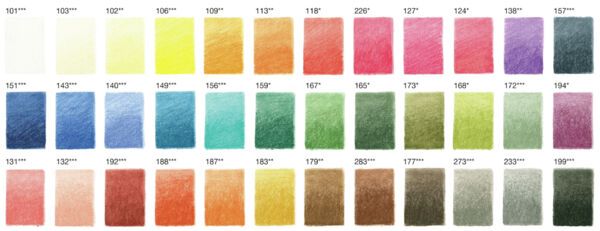 Pitt Pastel värikynät 36 väriä/sarja